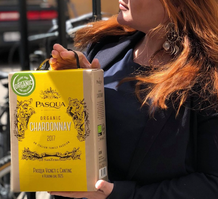 Pasqua Sanzeno ekologisk Chardonnay vinlåda